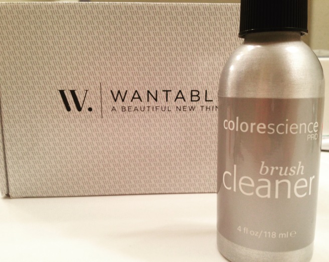 wantable colorscience brush cleaner